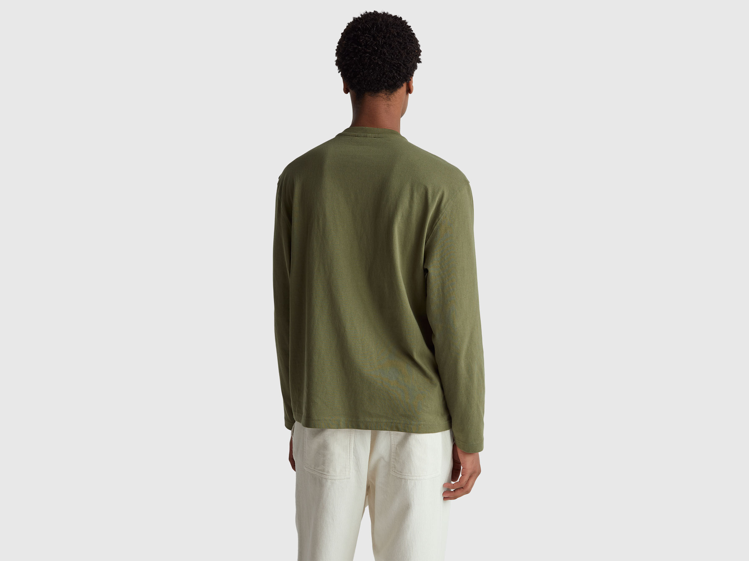ROUND NECK SWEATL/S Men image number 2